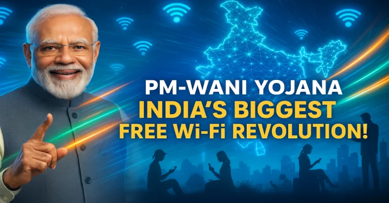 PM-WANI Free WiFi Plan – Modi Government का Digital India Master Move!