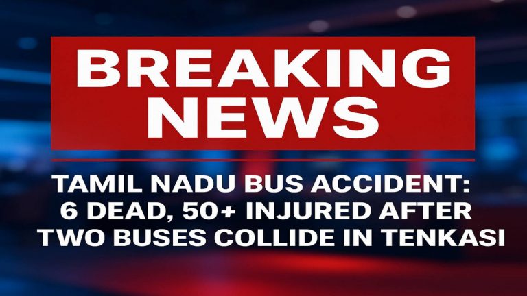 Tamil Nadu Bus Accident: 6 Dead, 50+ Injured After Two Buses Collide in Tenkasi
