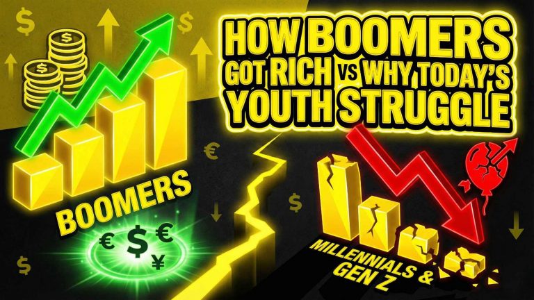 How Baby Boomers Built Their Wealth vs Gen Z Struggle — Economic Comparison Chart — 21 November 2025