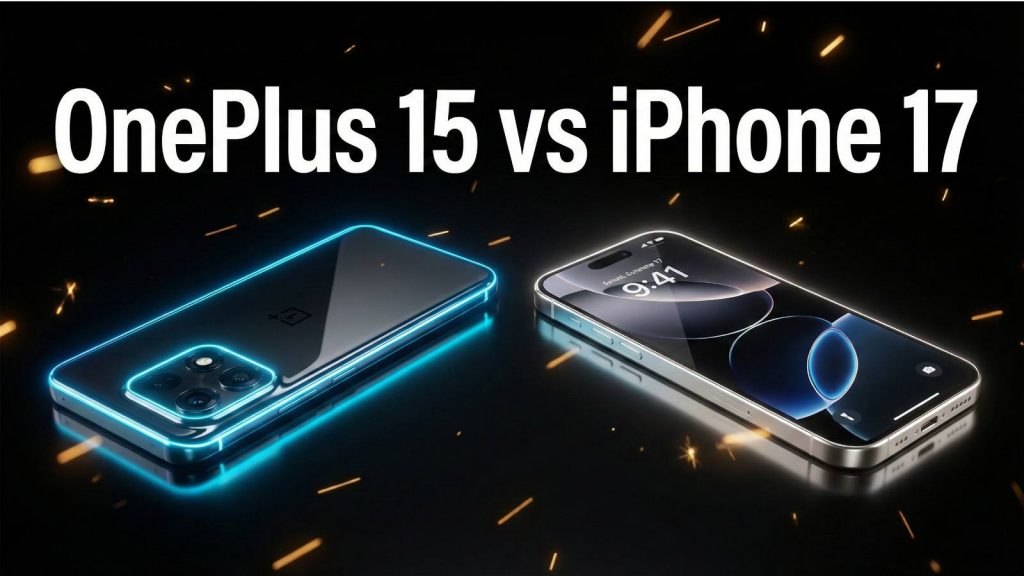 OnePlus 15 and iPhone 17