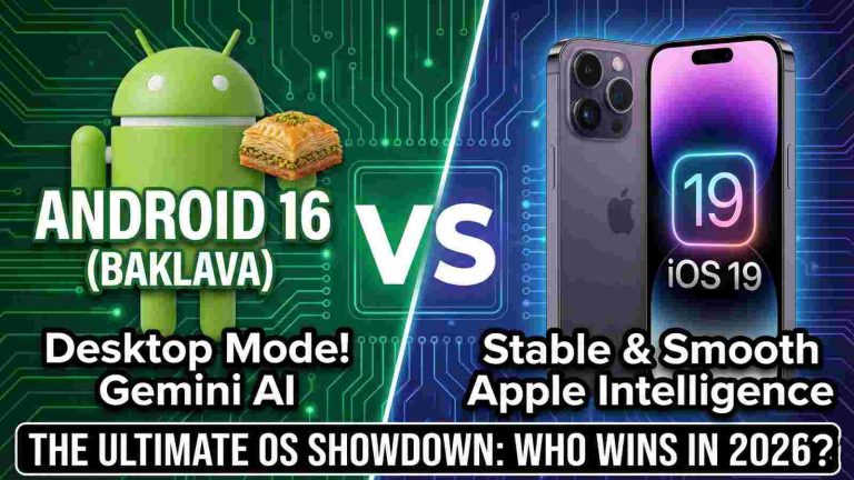 Android 16 (Baklava) vs iOS 19