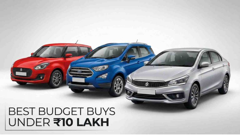 best cars under 10 lakh in india 2026 mileage safety price