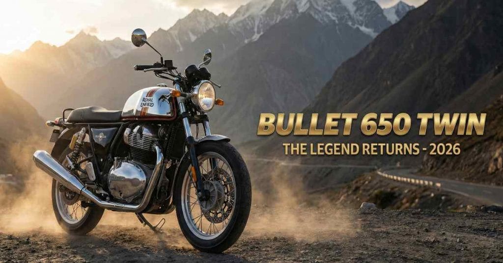 Royal Enfield Bullet 650 Price, Launch Date in India, Mileage & Top Speed – Full Details