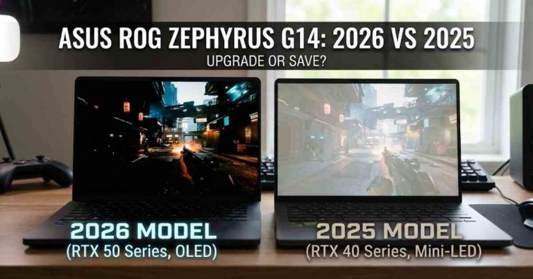 ASUS ROG Zephyrus G14 2026 vs 2025