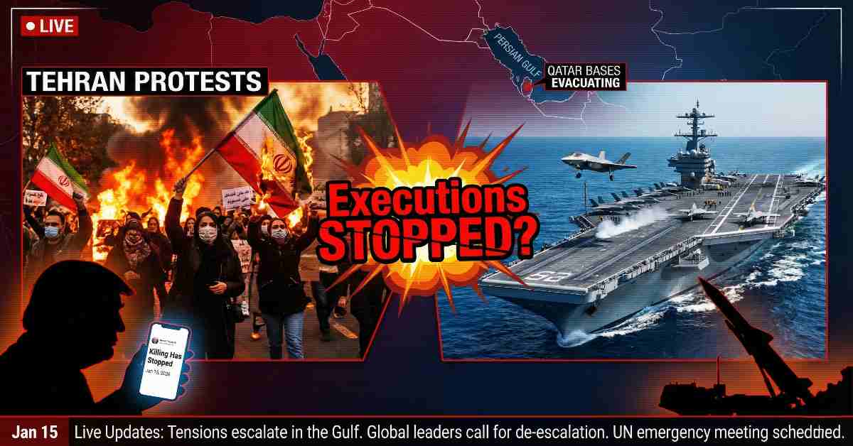 Iran-US War 2026: Executions Stopped or Trump's Trap?