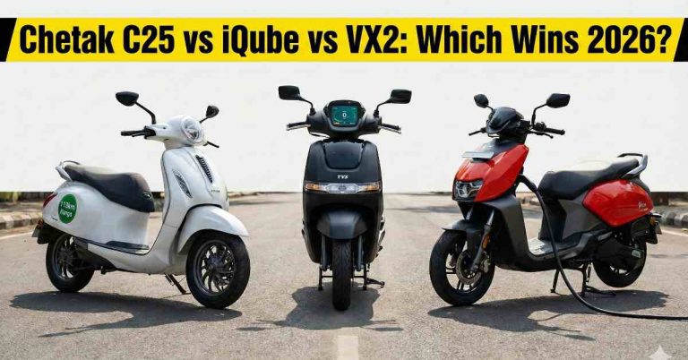 Chetak C25 vs iQube vs VX2
