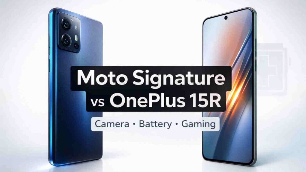 Moto Signature vs OnePlus 15R