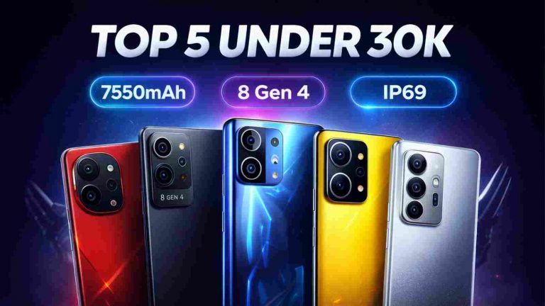 Best Smartphones Under 30000