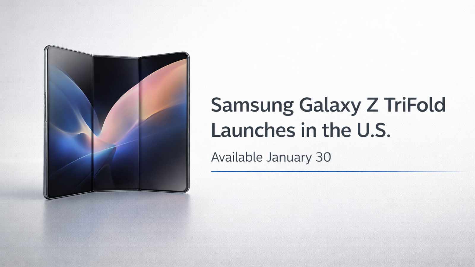 Samsung Galaxy Z TriFold launches