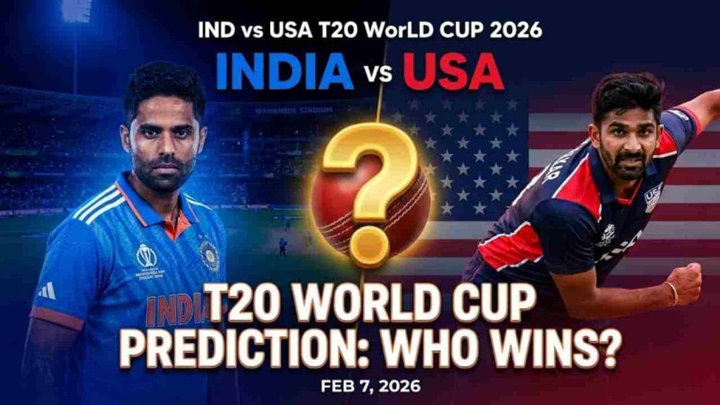 IND vs USA Prediction