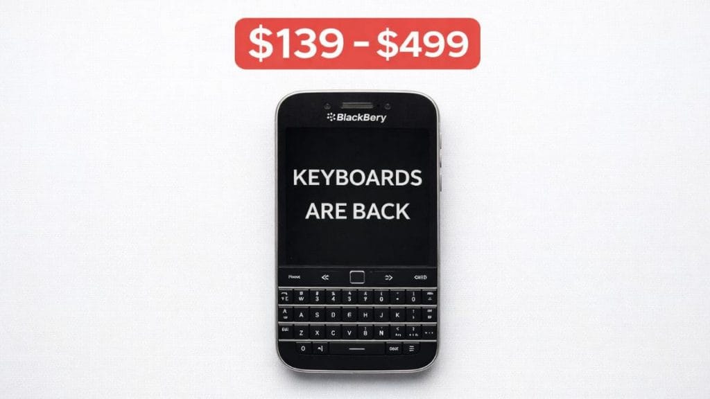 physical keyboard phones 2026 comeback BlackBerry