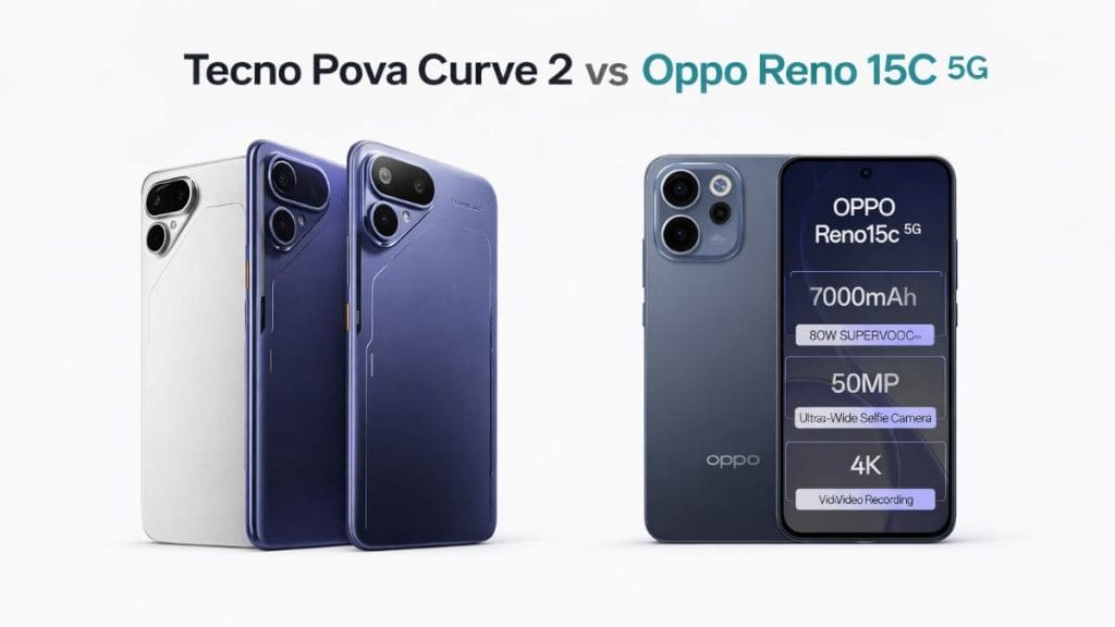Tecno Pova Curve 2 5G vs Oppo Reno 15C 5G