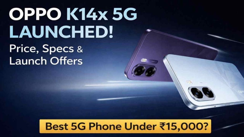 Oppo K14x price India Oppo K14x 5G launch date