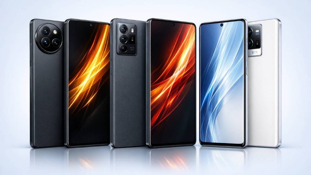 POCO X8 Pro Max vs iQOO 15R vs Vivo V70 Elite